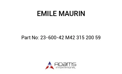 23-600-42 M42 315 200 59 23-600-42 M42 315 200 59