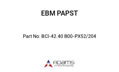 BCI-42.40 B00-PX52/204 BCI-42.40 B00-PX52/204