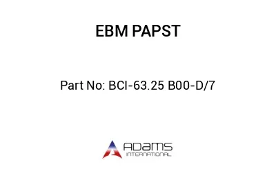 BCI-63.25 B00-D/7 BCI-63.25 B00-D/7