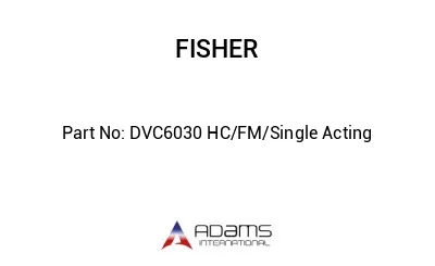 DVC6030 HC/FM/Single Acting DVC6030 HC/FM/Single Acting
